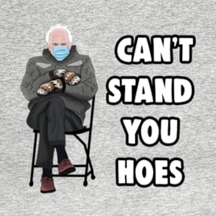 Bernie Sanders Sitting With Mittens Meme T-Shirt